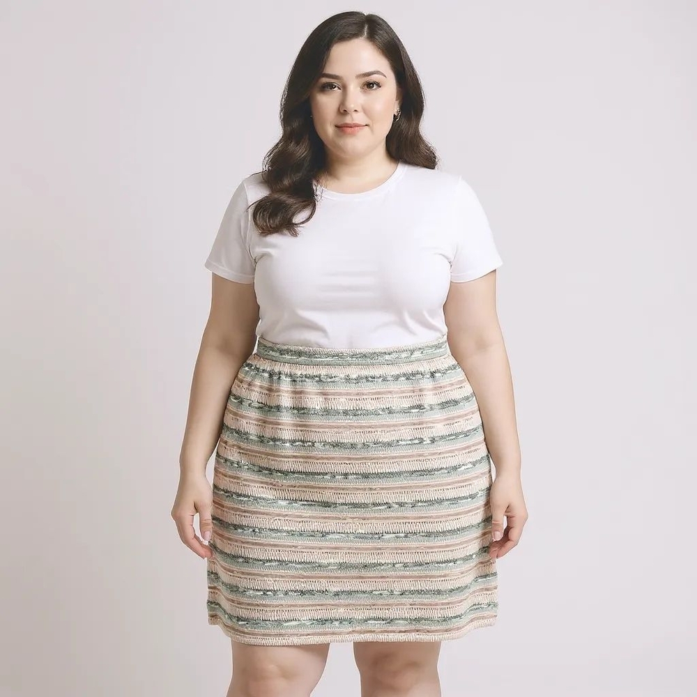 🔥TAHARI ARTHUR S. LEVINE Tweed  Suit Skirt Plus Size 18